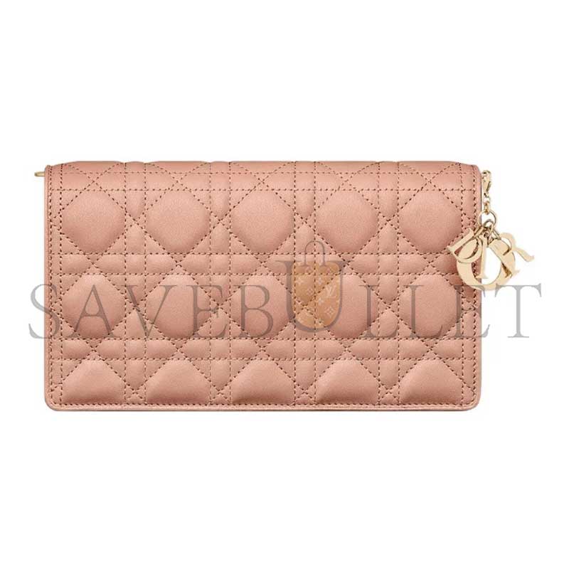 D*or lady D*or pouch with chain s0204onmj-m49p (22*13*5cm)